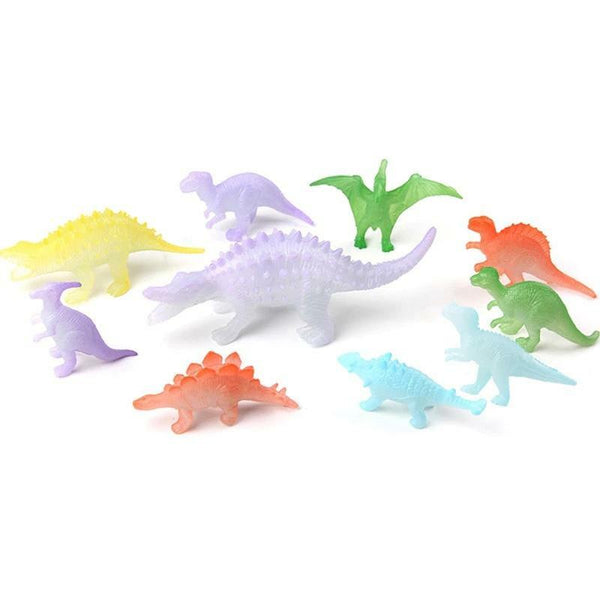 Figurine dinosaure phosphorescent,Farfouil en fÃªte,Jouets de kermesse