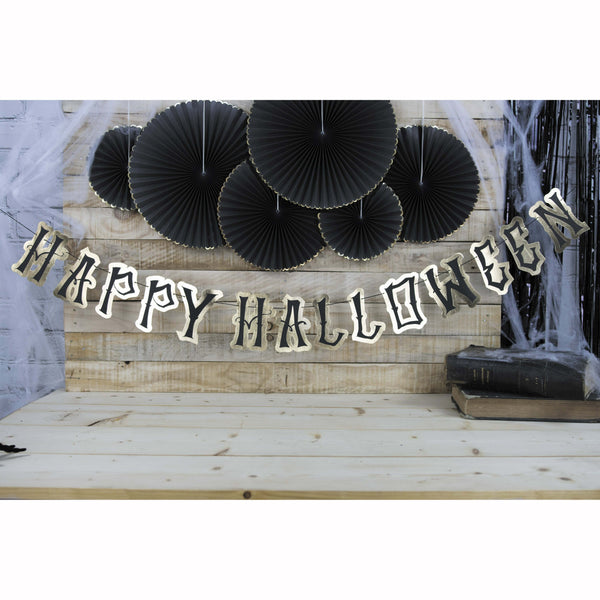 Guirlande lettres Happy Halloween 2 mètres,Farfouil en fÃªte,Guirlandes, fanions et bannières