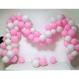 Garland for hanging latex balloons