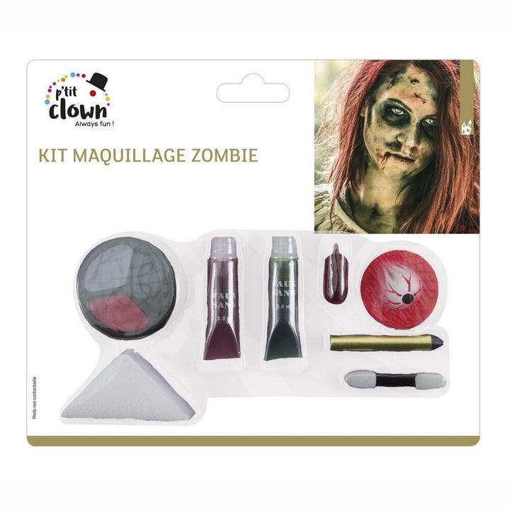 Kit de maquillage zombie oeil,Farfouil en fÃªte,Maquillage de scène