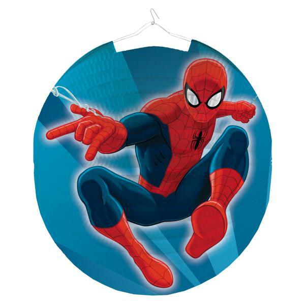 Lampion ballon Spiderman™ 25 cm,Farfouil en fÃªte,Lampions, lanternes, boules alvéolés