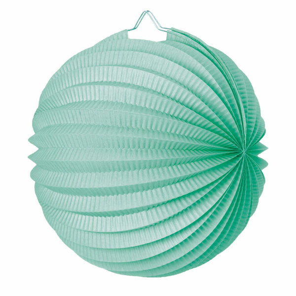 Lampion ballon vert céladon 20 cm,Farfouil en fÃªte,Lampions, lanternes, boules alvéolés