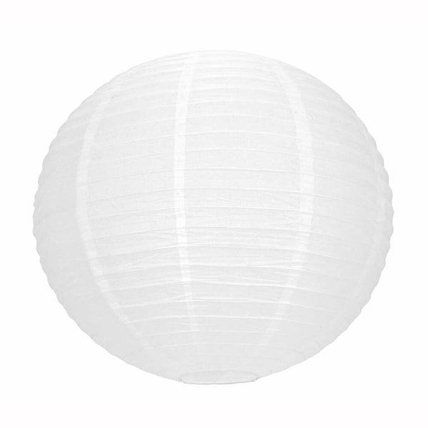 Lanterne japonaise blanche 15 cm,Farfouil en fÃªte,Lampions, lanternes, boules alvéolés