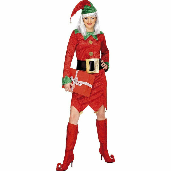 Location adulte elfe de Noël femme,Farfouil en fÃªte,Déguisements et accessoires