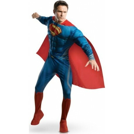 Location adulte Superman Man of Steel luxe homme,M,Farfouil en fÃªte,Déguisements et accessoires