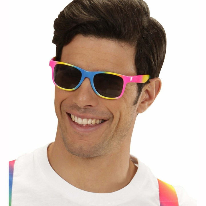 LUNETTES ARC EN CIEL FLUOS,Farfouil en fÃªte,Lunettes