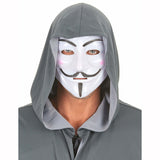 WHITE ANONYMOUS ADULT MASK