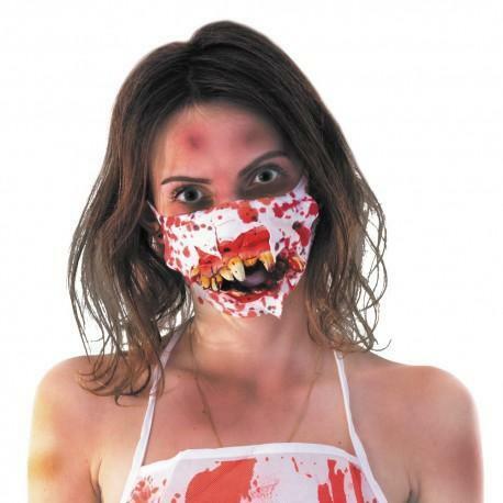 Masque docteur / infirmière zombie 3D,Farfouil en fÃªte,Masques