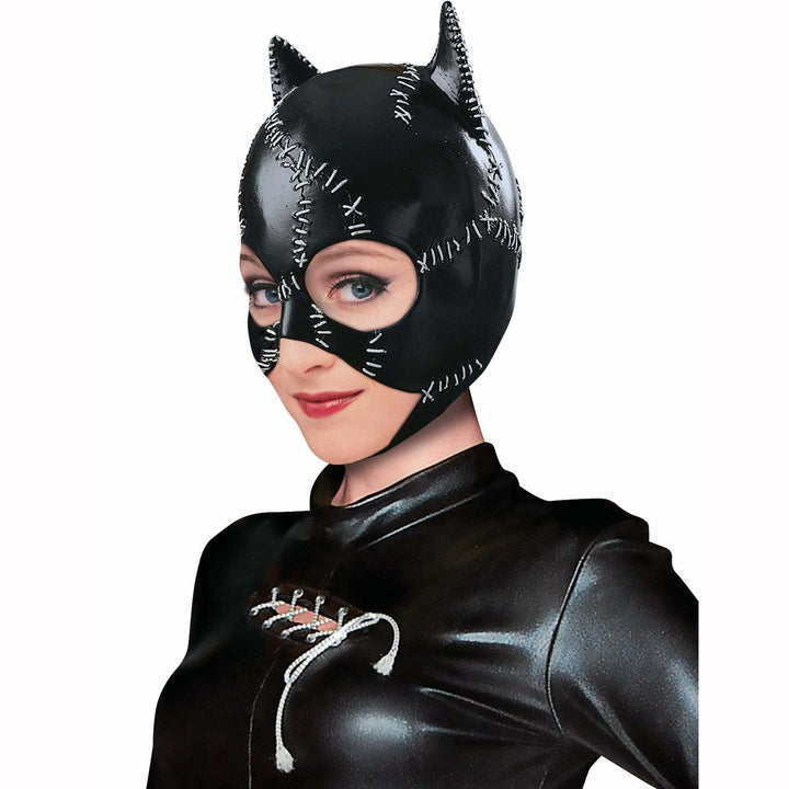 Masque en latex Catwoman Batman Returns™ adulte,Farfouil en fÃªte,Masques