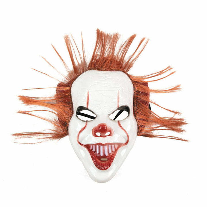 Masque en plastique clown ça cauchemardesque avec cheveux,Farfouil en fÃªte,Masques