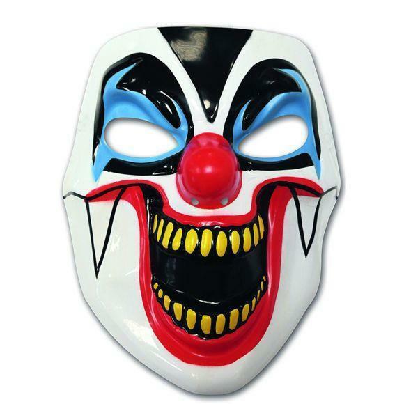 Masque en plastique clown de l'enfer,Farfouil en fÃªte,Masques