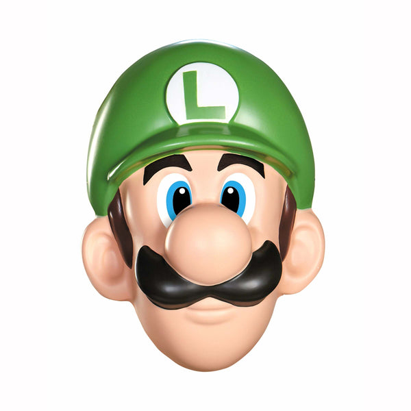 Masque en plastique Luigi Mario Bros™ adulte,Farfouil en fÃªte,Masques