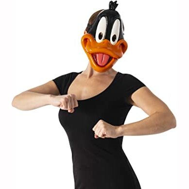 Masque en PVC Daffy Duck Looney Tunes™,Farfouil en fÃªte,Masques