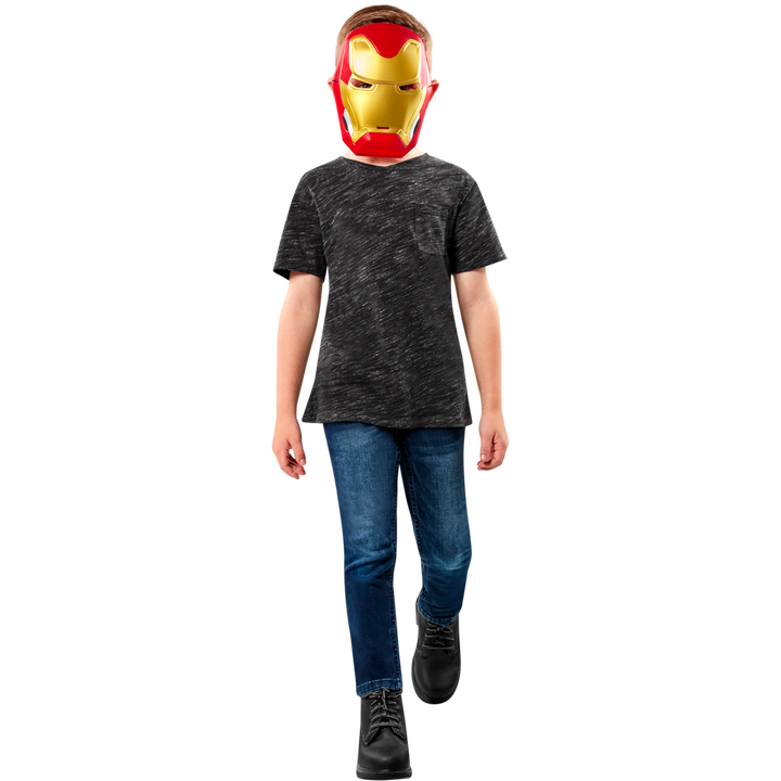 Masque enfant Shallow Iron Man™,Farfouil en fÃªte,Masques