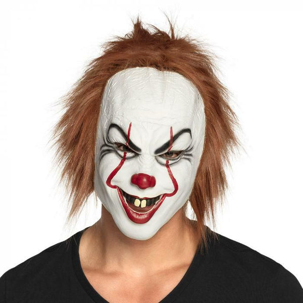 Masque intégral en latex adulte Killer Clown,Farfouil en fÃªte,Masques