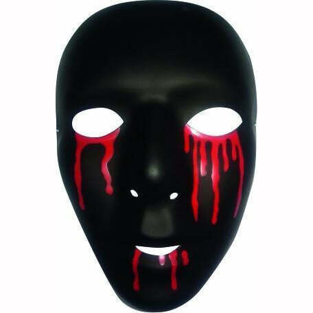Masque noir avec larmes de sang - design homme,Farfouil en fÃªte,Masques