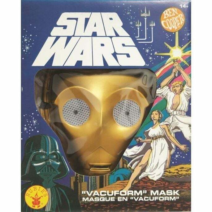 Masque Vintage C3PO Star Wars™,Farfouil en fÃªte,Masques