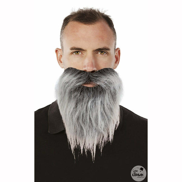 Moustache + barbe raide grise,Farfouil en fÃªte,Moustaches, barbes