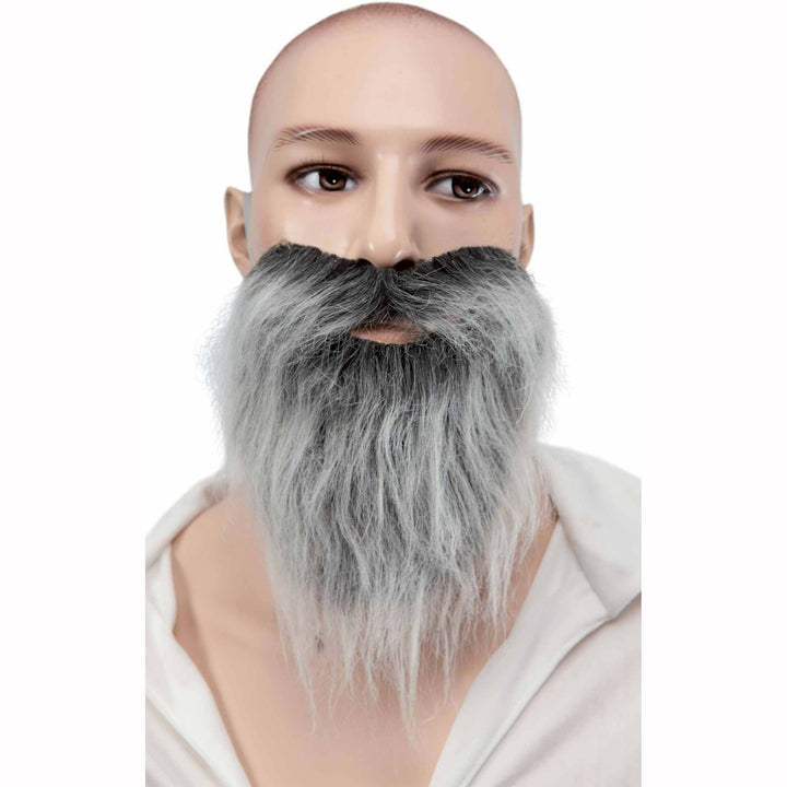 Moustache + barbe raide grise,Farfouil en fÃªte,Moustaches, barbes