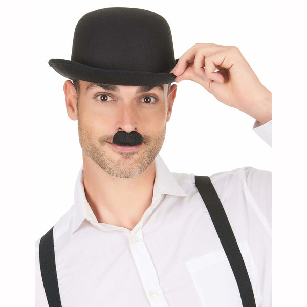 Moustache Charlie Chaplin noire 1er prix,Farfouil en fÃªte,Moustaches, barbes