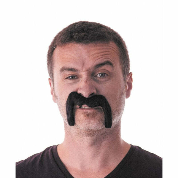 Moustache Watson noire,Farfouil en fÃªte,Moustaches, barbes
