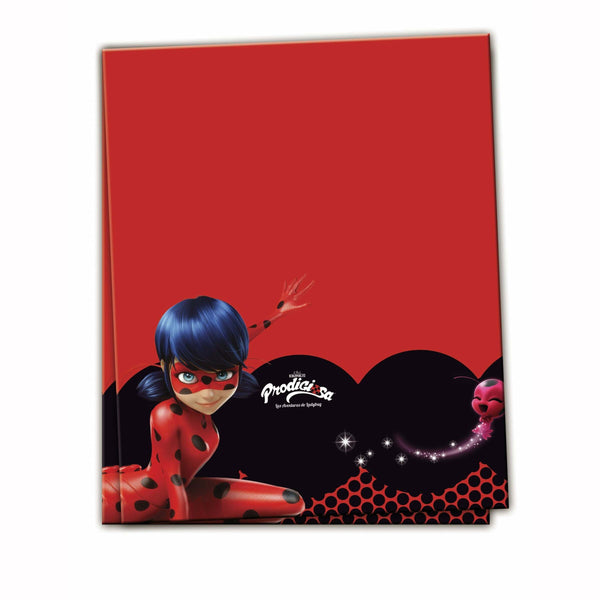 Nappe en plastique rouge Ladybug et Tikki Miraculous™ 120 x 180 cm,Farfouil en fÃªte,Nappes, serviettes