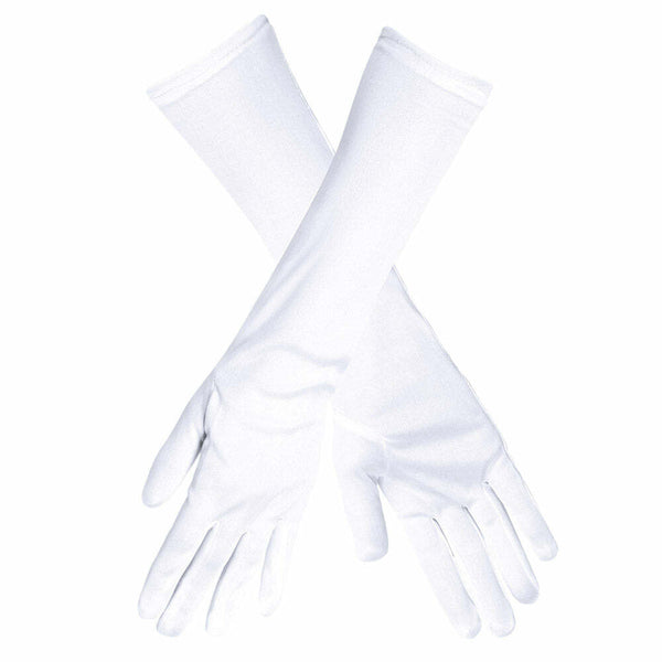 Paire de gants coudes Nice 40 cm - Blanc,Farfouil en fÃªte,Gants