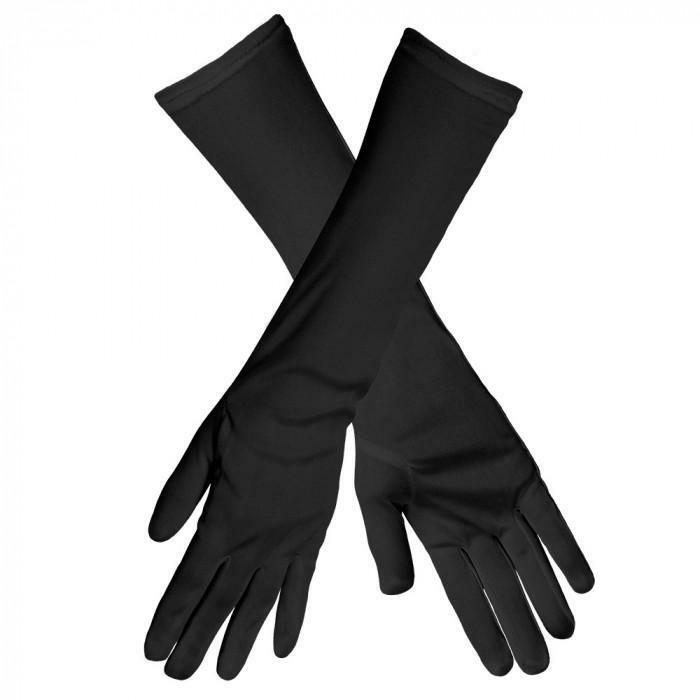 Paire de gants coudes Nice 40 cm - Noir,Farfouil en fÃªte,Gants