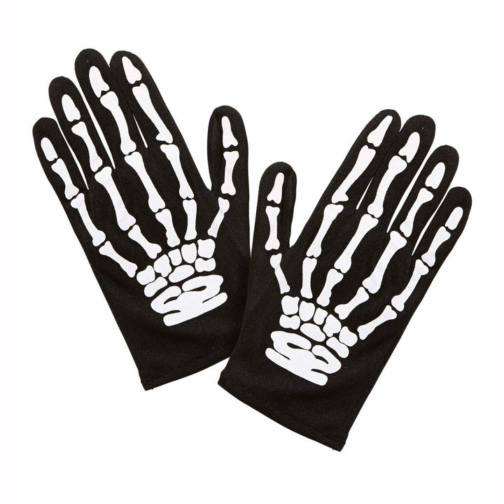 PAIRE DE GANTS SQUELETTE ENFANT,Farfouil en fÃªte,Gants