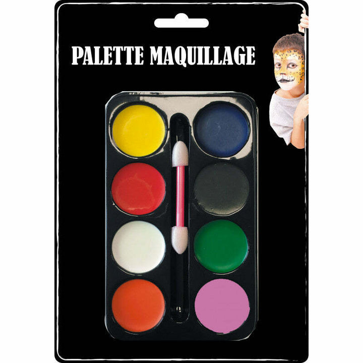 Palette de maquillage 8 couleurs,Farfouil en fÃªte,Maquillage de scène