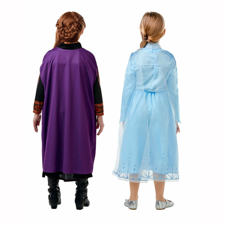 Panoplies 2 déguisements enfant classique Elsa et Anna La Reine des neiges 2™,Farfouil en fÃªte,Déguisements