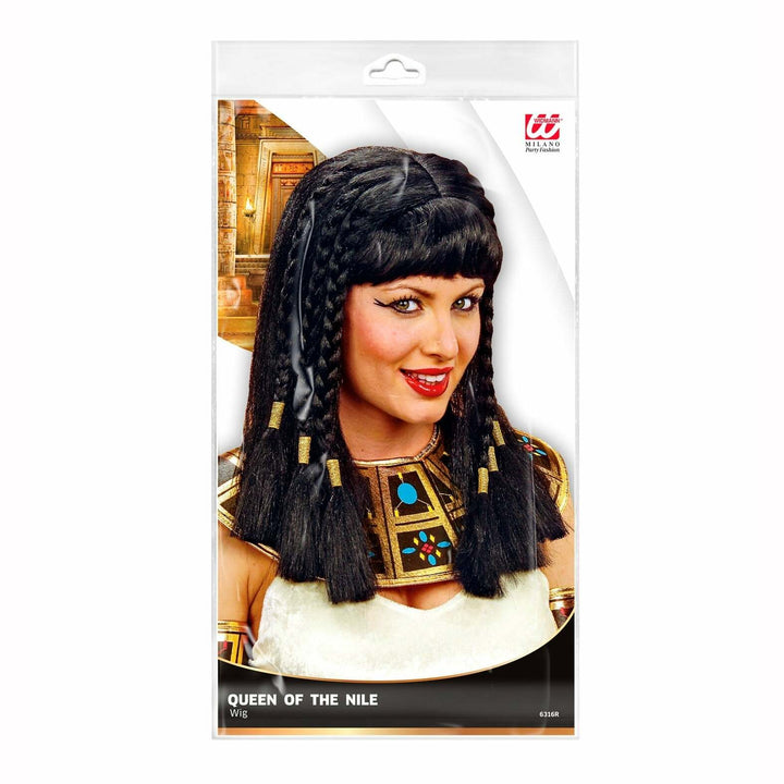 Perruque Cléopâtre égyptienne adulte femme,Farfouil en fÃªte,Perruque