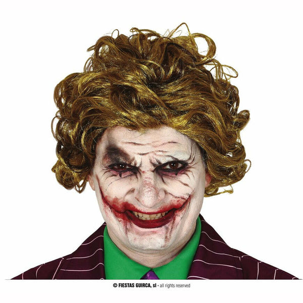 Perruque de clown souriant Joker,Farfouil en fÃªte,Perruque