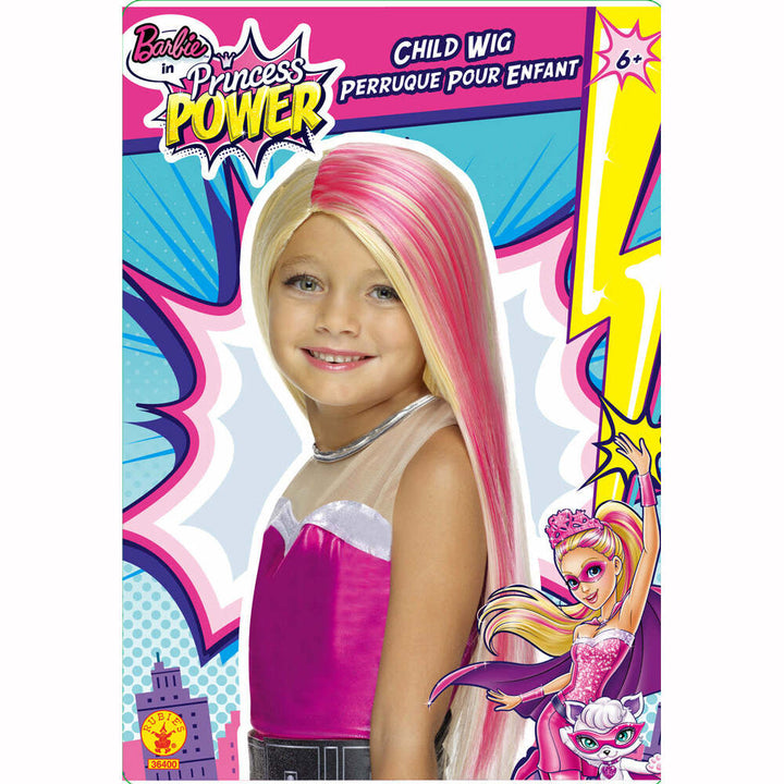 Perruque enfant Barbie Super Sparkle™,Farfouil en fÃªte,Perruque
