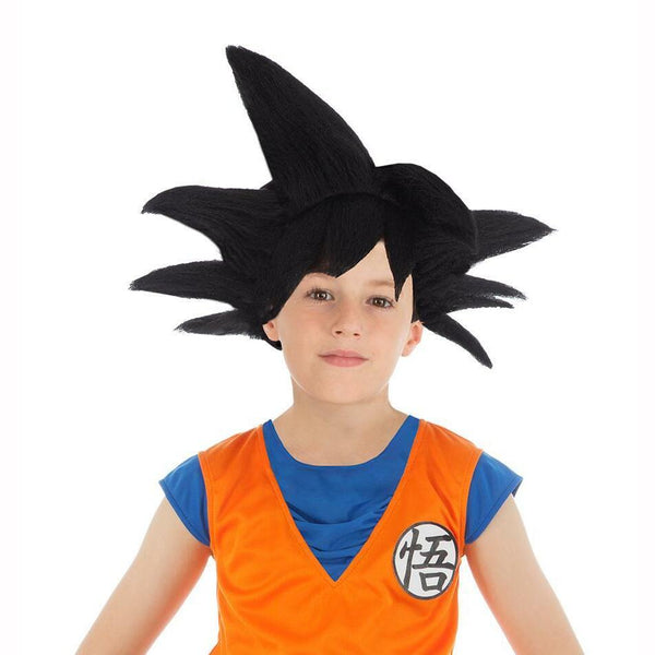 Perruque enfant Sangoku Dragon Ball Z™ licence officielle,Farfouil en fÃªte,Perruque