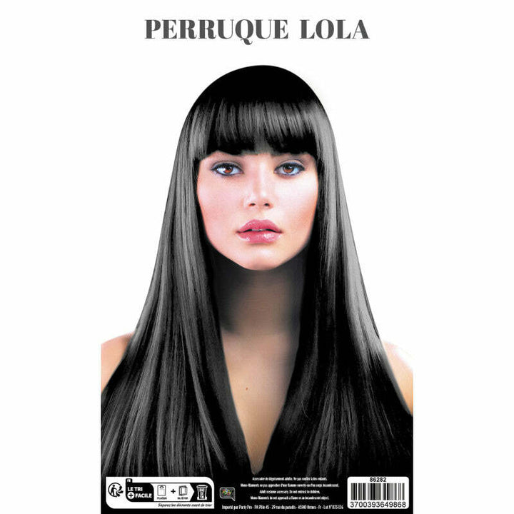 Perruque longue Lola - Noir,Farfouil en fÃªte,Perruque
