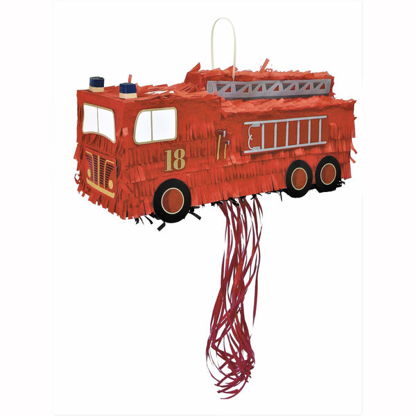 Piñata camion de pompier 45 cm,Farfouil en fÃªte,Piñata