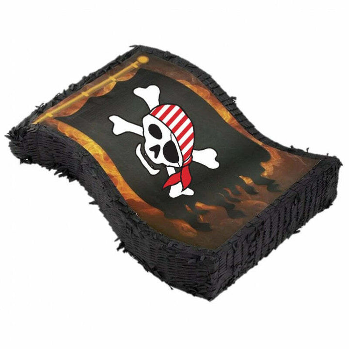 Piñata drapeau de pirate,Farfouil en fÃªte,Piñata