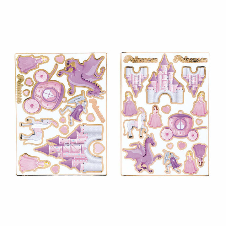 Planches de 35 stickers Princesse,Farfouil en fÃªte,Décorations