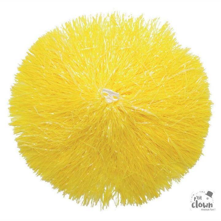 Pompon en plastique 110gr - Jaune,Farfouil en fÃªte,Accessoires de déguisement