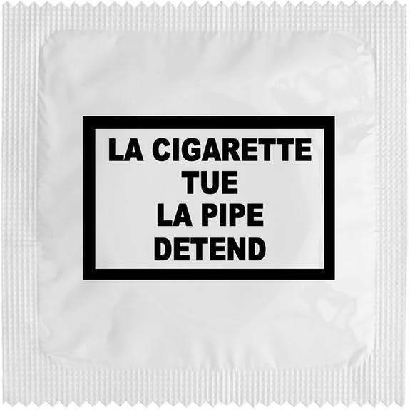 Préservatif humoristique - La cigarette tue, la pipe détend,Farfouil en fÃªte,Cadeaux anniversaires festifs et rigolos