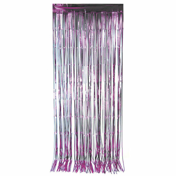 Rideau brillant violet 92 x 250 cm,Farfouil en fÃªte,Pompons, suspensions