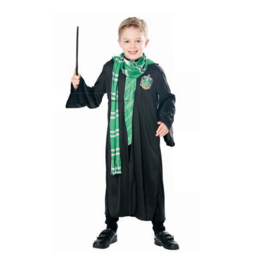 Robe enfant + accessoires Serpentard Harry Potter™,Farfouil en fÃªte,Déguisements