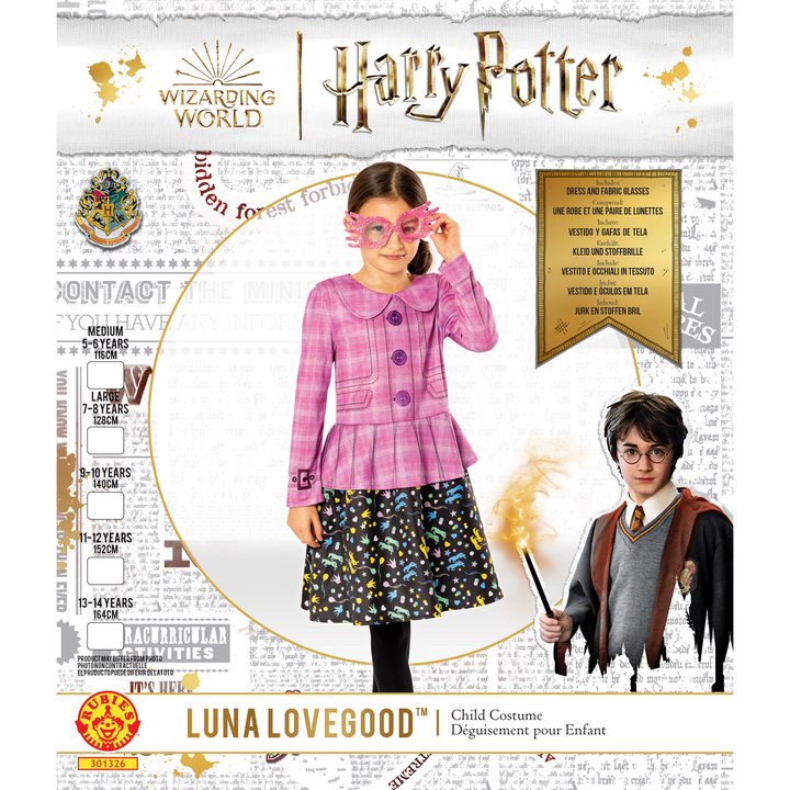 Robe luxe enfant / ado Luna Lovegood Harry Potter™,Farfouil en fÃªte,Déguisements