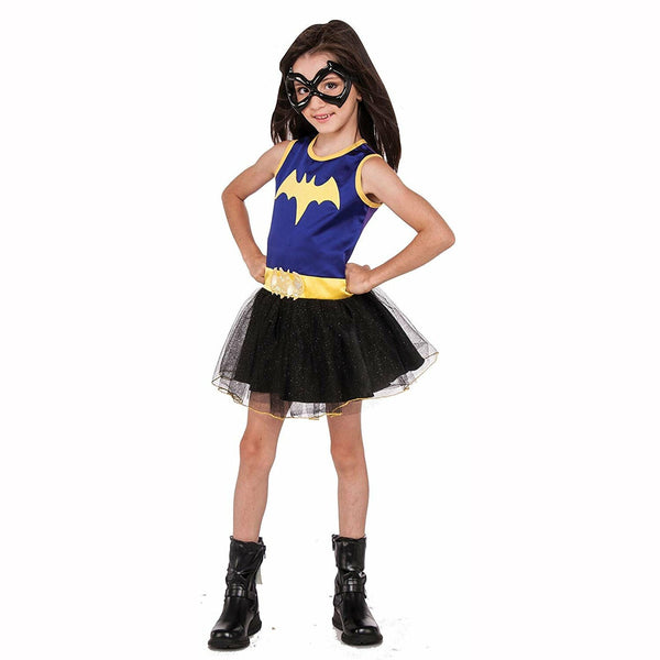 Robe tutu enfant + masque Batgirl™ DC Super Hero Girls™,Farfouil en fÃªte,Déguisements