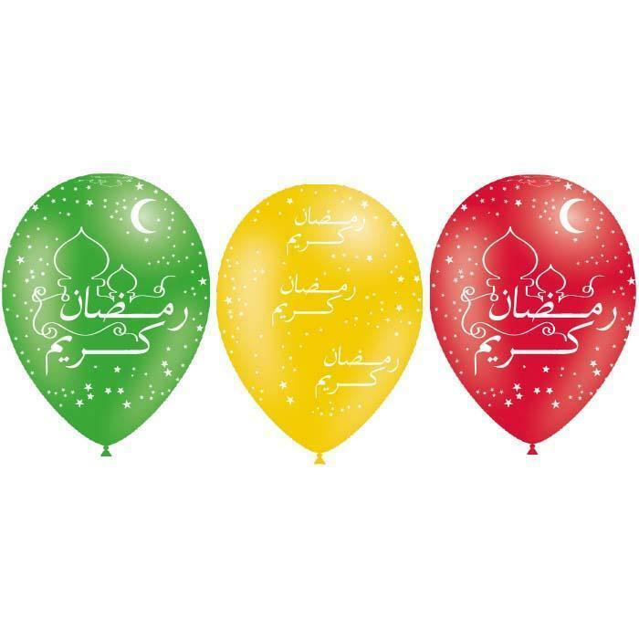 SACHET 25 BALLONS LATEX FÊTE DU RAMADAN,Farfouil en fÃªte,Ballons