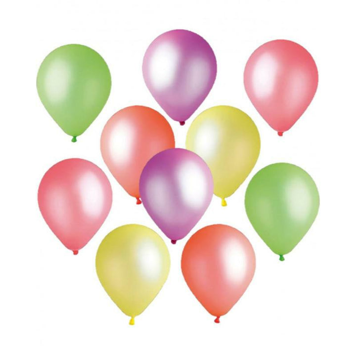 Sachet de 10 ballons fluorescents 26 cm,Farfouil en fÃªte,Ballons