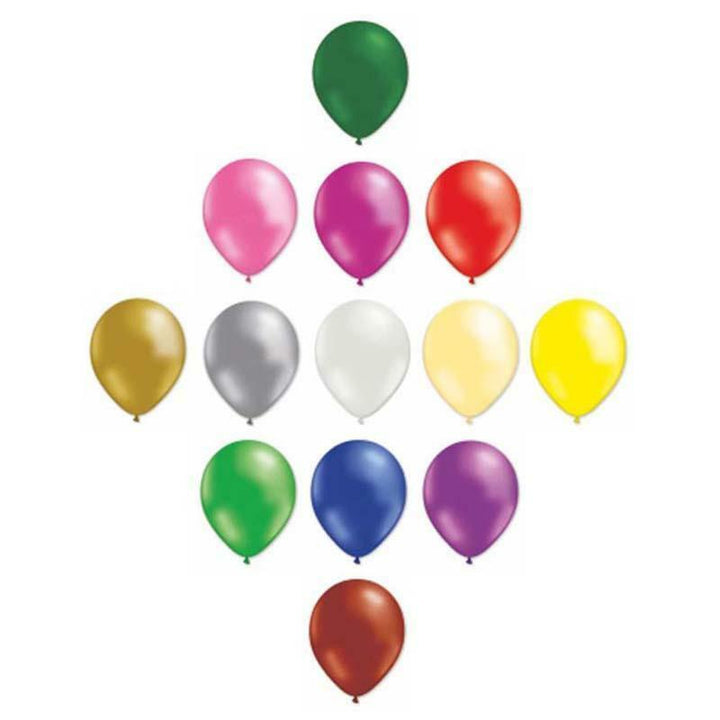 SACHET DE 100 BALLONS DE 12.5 CM 5" MULTICOLORES BALLOONIA®,Farfouil en fÃªte,Ballons
