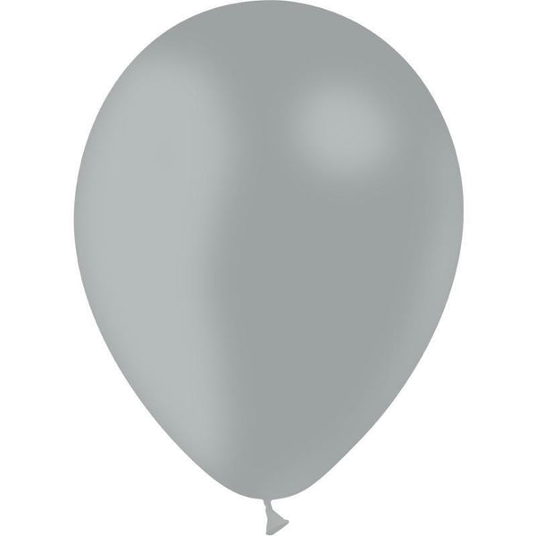 SACHET DE 100 BALLONS DE 28 CM 11" GRIS BALLOONIA®,Farfouil en fÃªte,Ballons