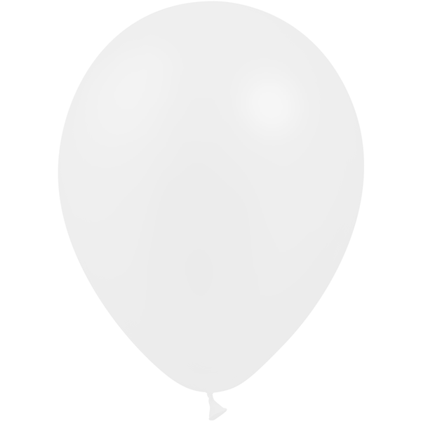 Sachet de 100 Ballons de 28 cm blanc métal Balloonia®,Farfouil en fÃªte,Ballons